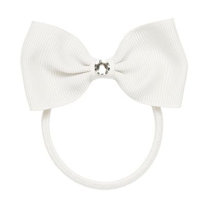 Prinsessefin haarelastiek Alexandrine "Off White"