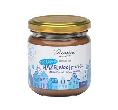 Hazelnootpasta suikervrij