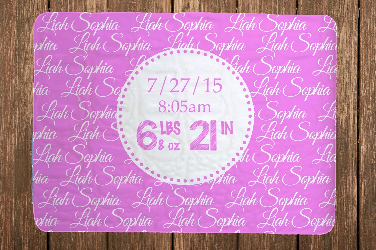 Solid Baby Girl Blanket with Birth details , Personalized Baby Blankets, Personalized Baby Blanket, Baby Blanket with Name, Baby Shower Gifts, Blanket with Name Baby Shower, Baby Shower