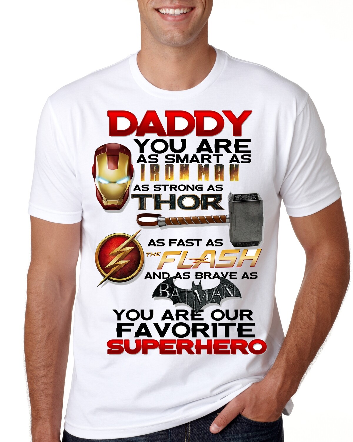 Daddy Super Hero Shirt, Father&#39;s Day Shirt, Daddy Gift,  My daddy&#39;s my hero, Superhero Shirt