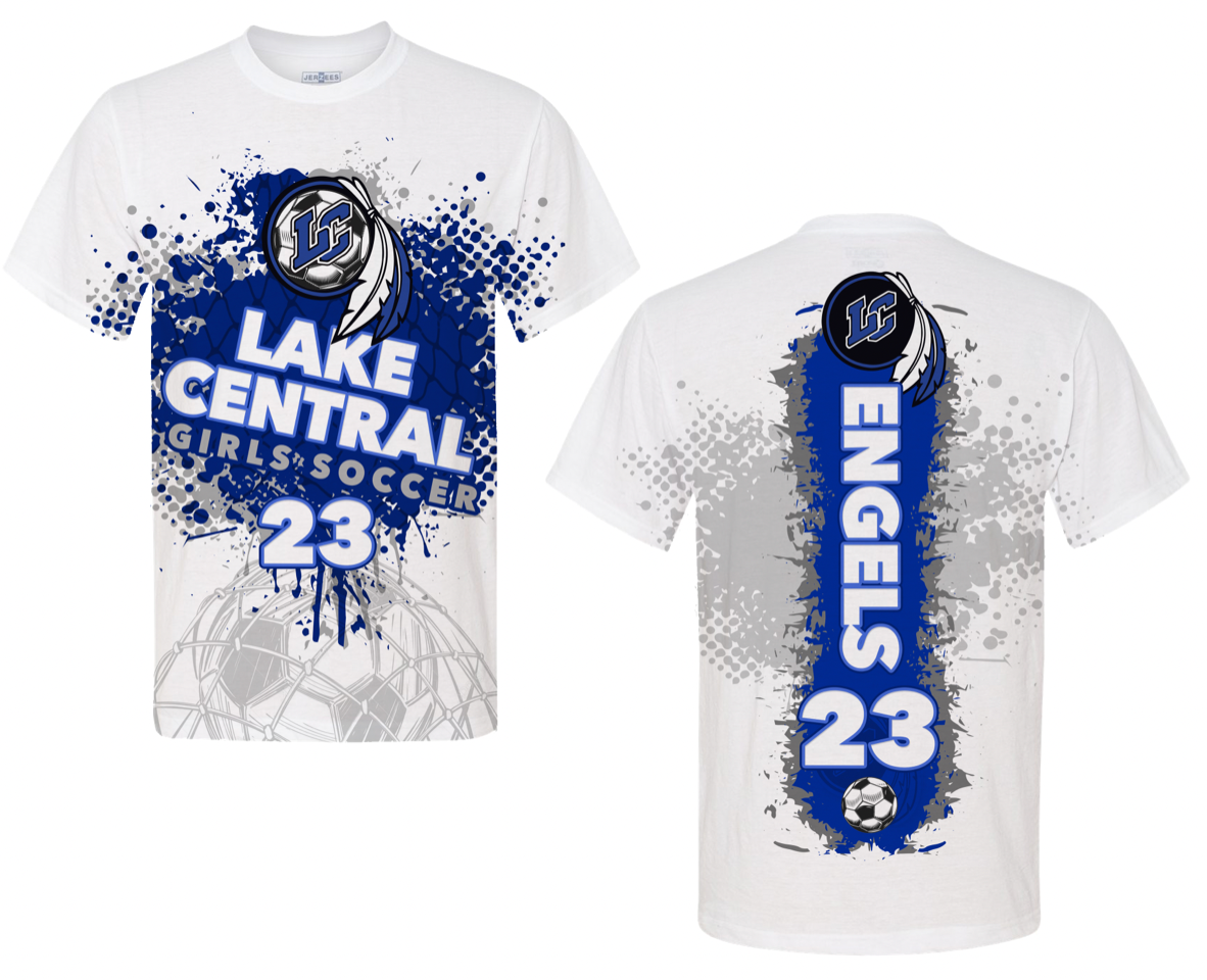 LAKE  CENTRAL Soccer Team Spiritwear All Over Print