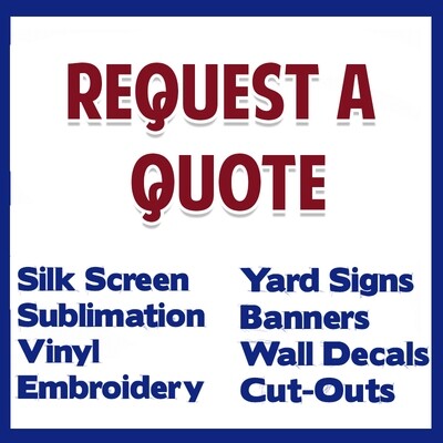 Request a quote for shirts!
