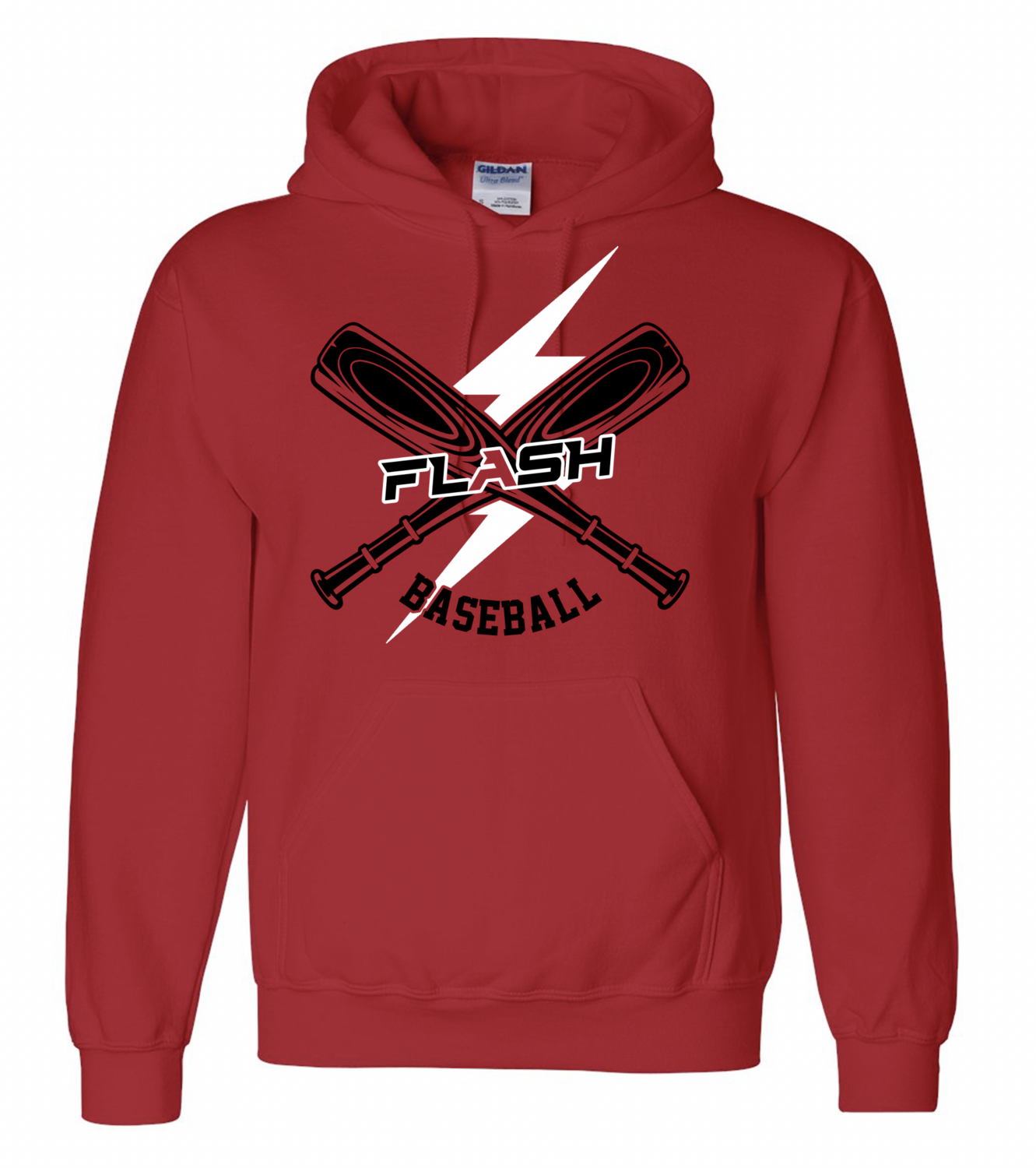 Flash Hoodie Red 18500