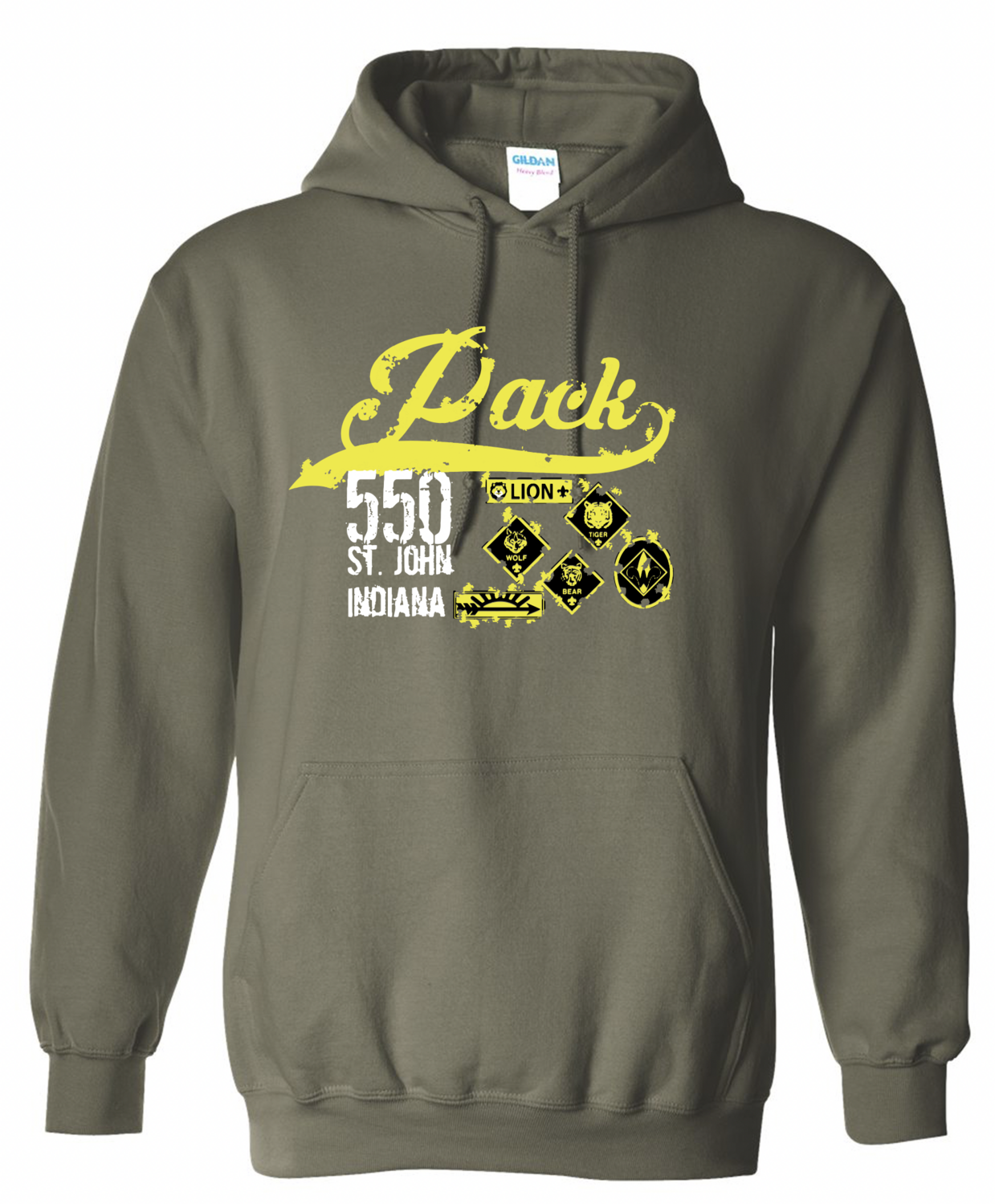 Pack 550 Hoodie 18500
