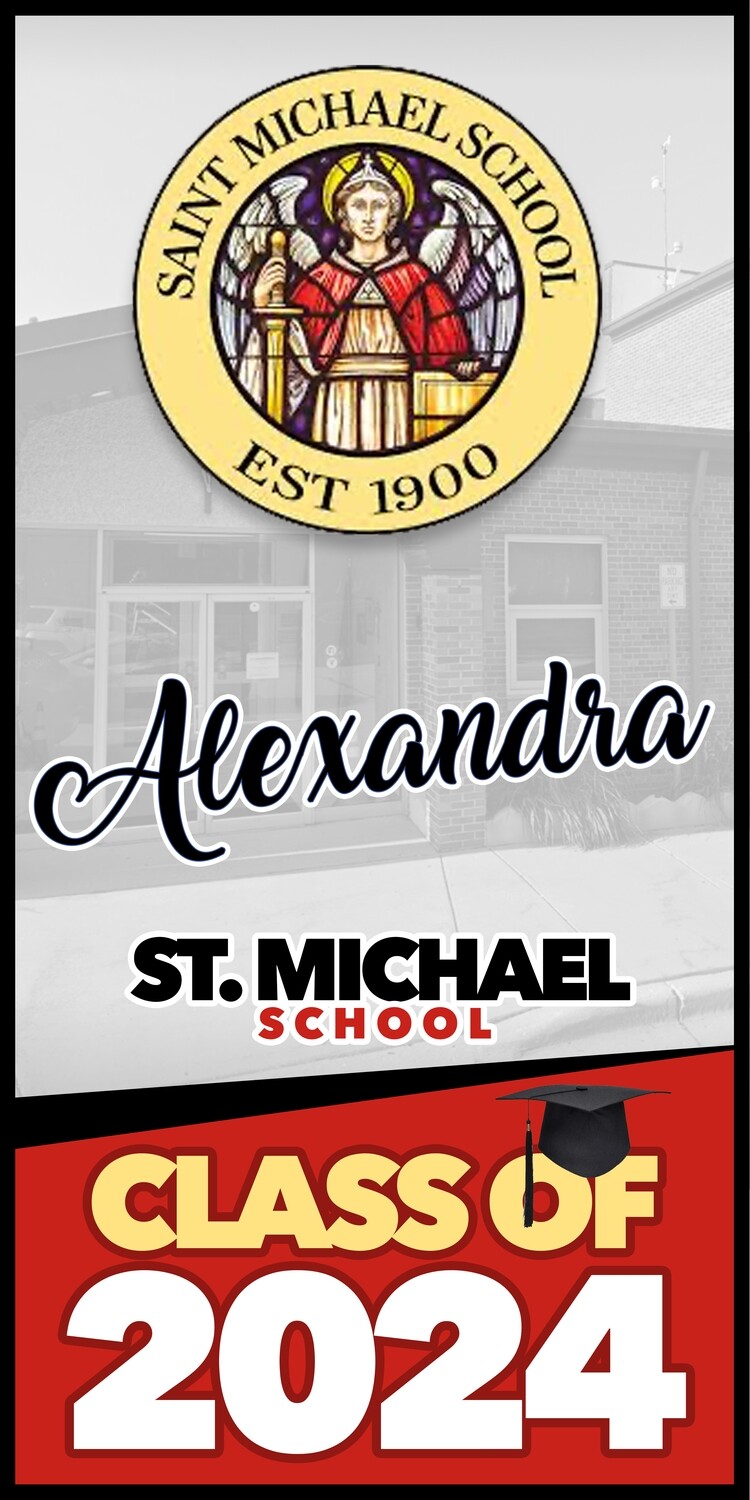 St. Michael School  Grad Banner