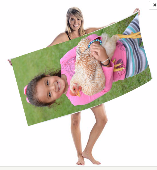 Custom Photo Towel, Picture Towel, Personalized Towel