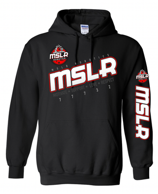 MSLR text logo Hoodie