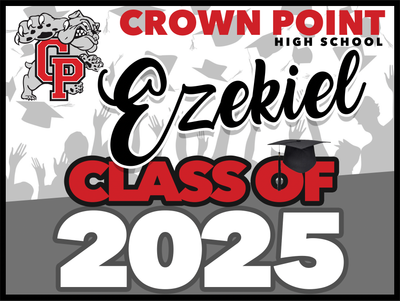 CROWN POINT GRAD YARD SIGN