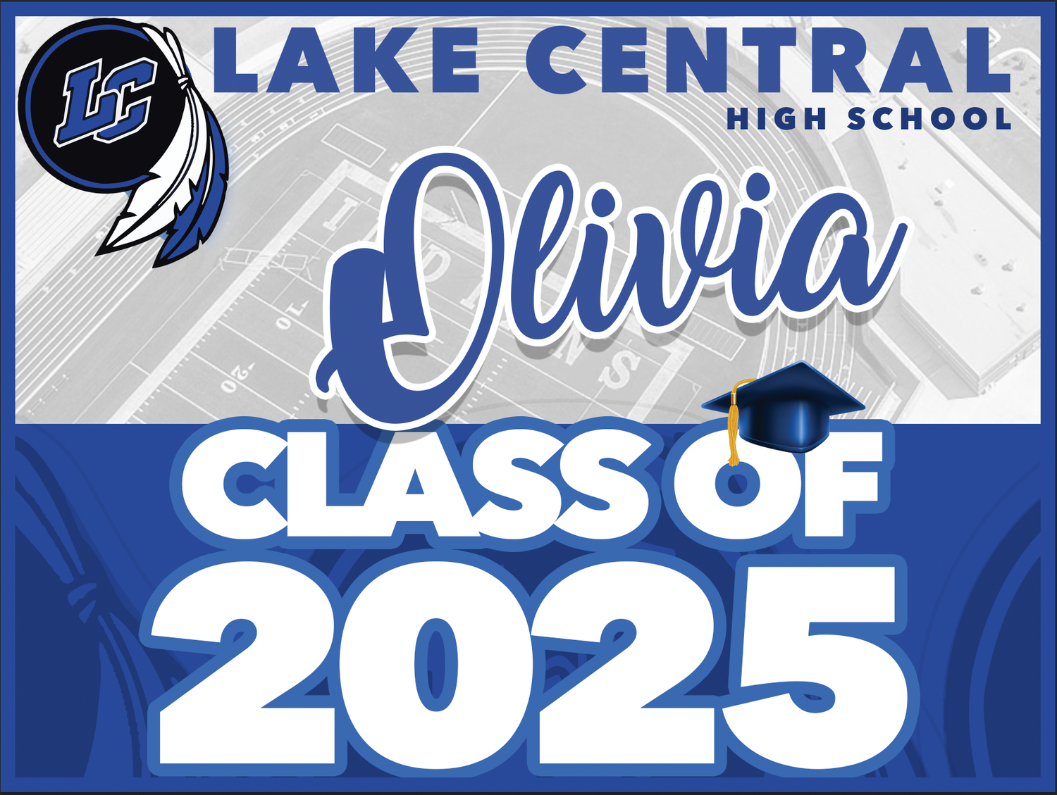 LC GRAD YARD SIGN