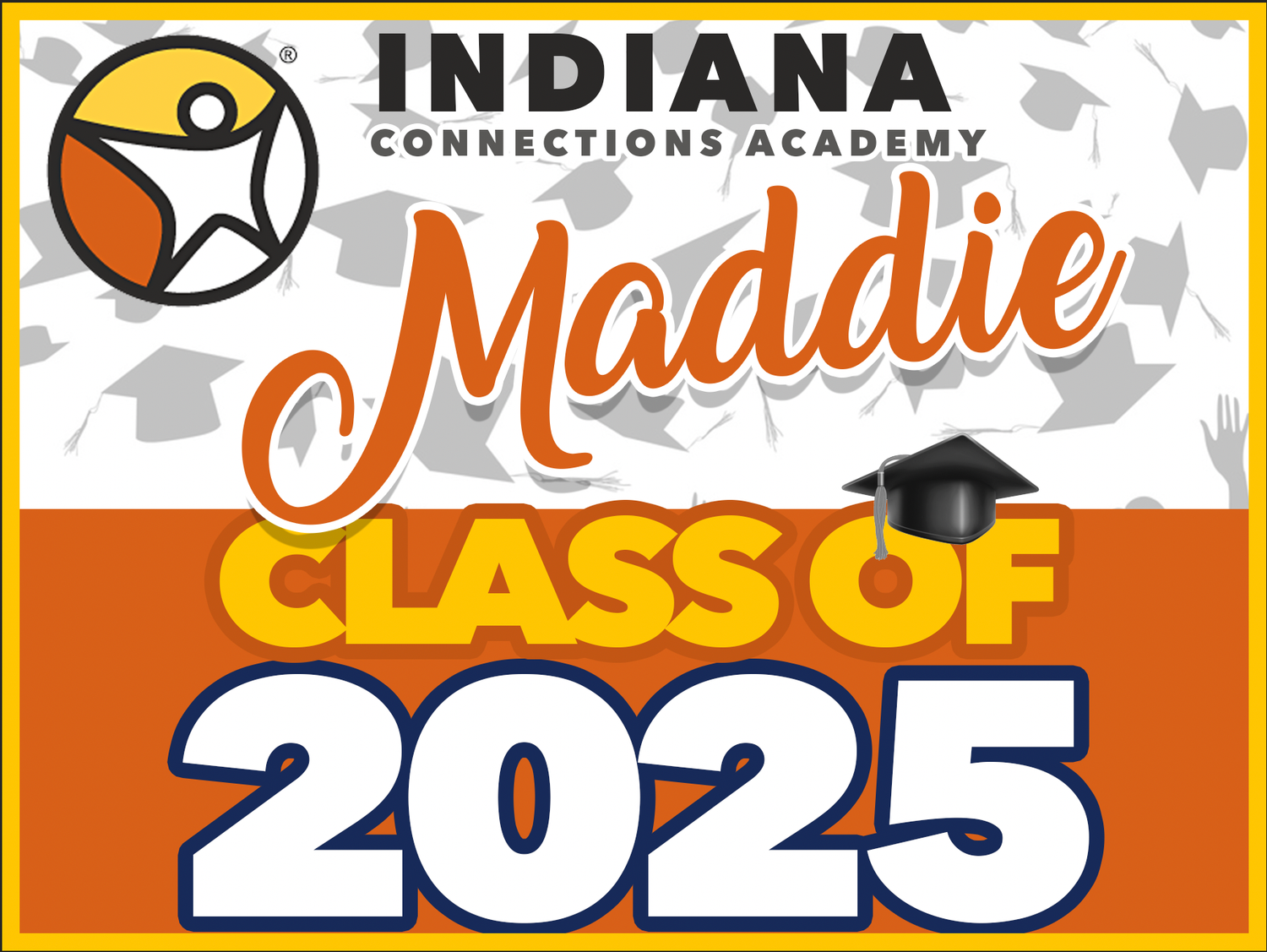 Indiana Connections GRAD YARD SIGN