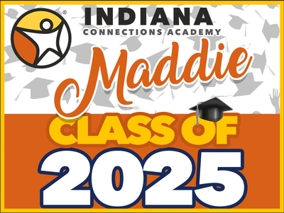 Indiana Connections GRAD YARD SIGN