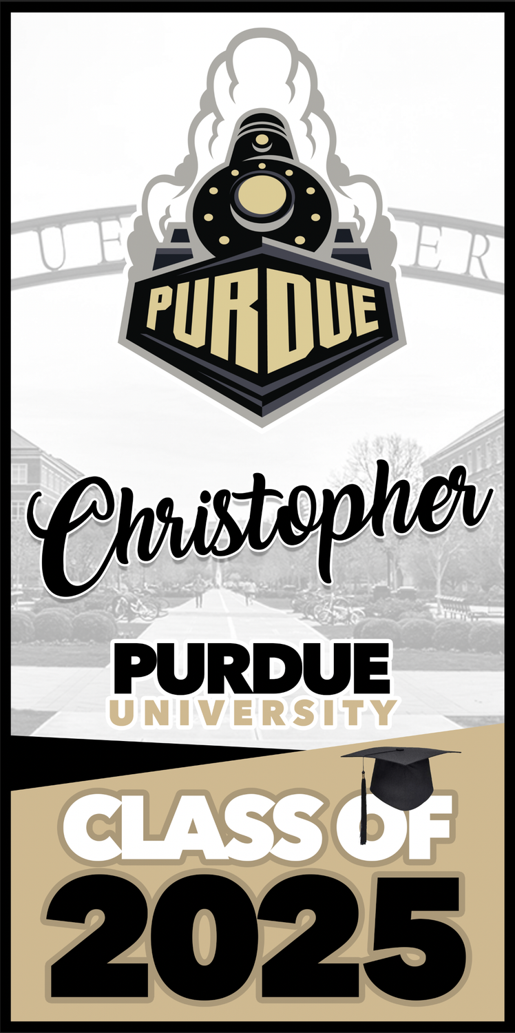 Purdue Grad Banner