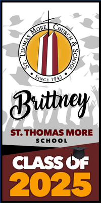 St. Thomas More School Grad Banner