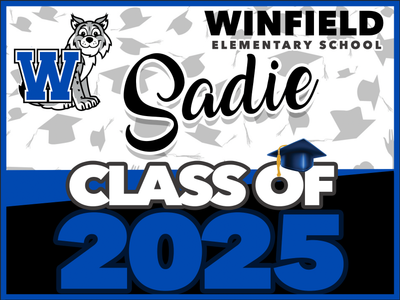 WINFIELD ELEMENTARY SCHOOL GRAD YARD SIGN