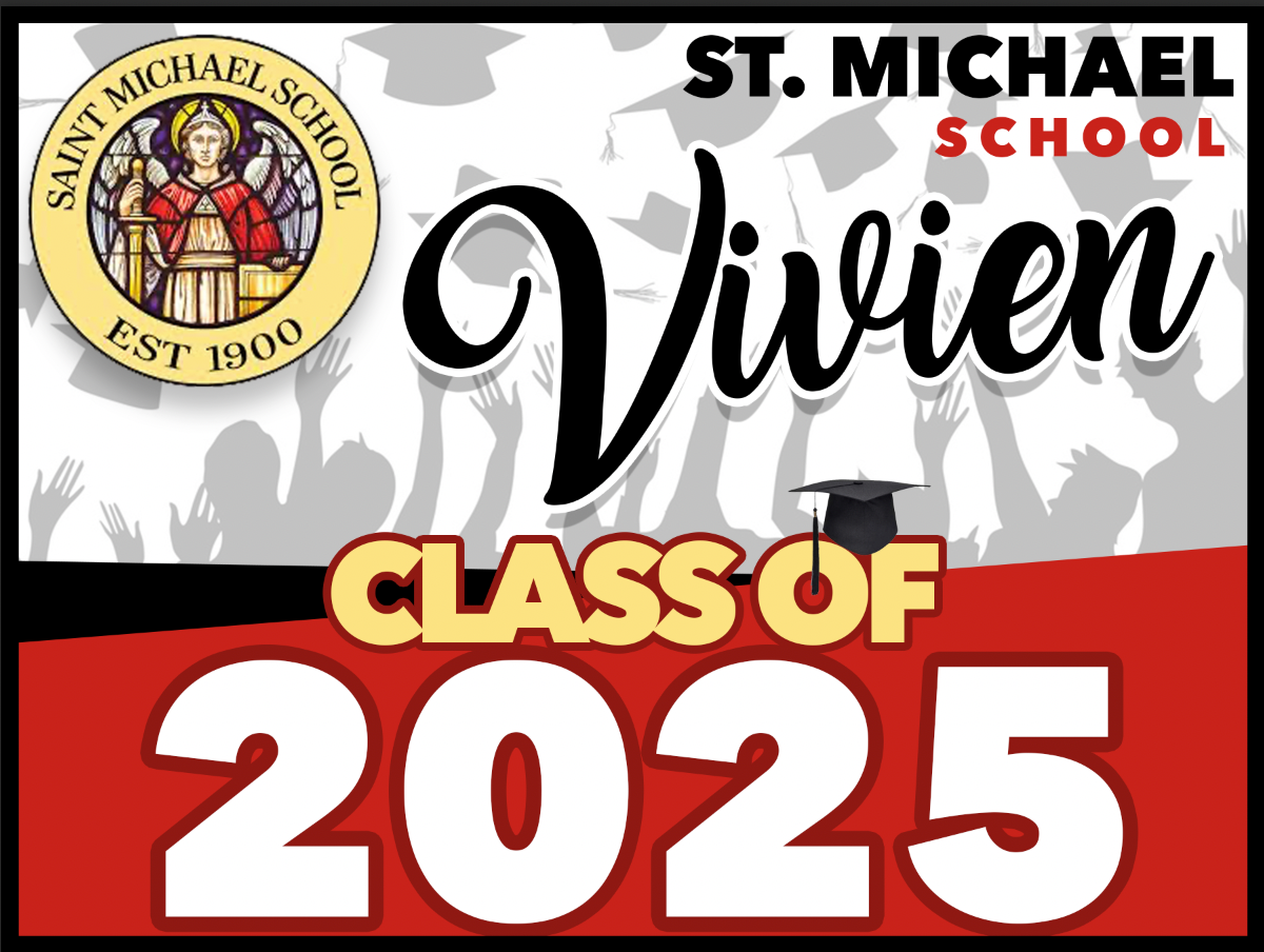 ST. MICHAEL SCHOOL GRAD YARD SIGN