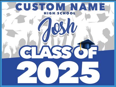 Custom Grad Yard Sign