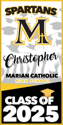 Marian Catholic High School Banner