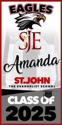 St. John Evangelist Grad Banner