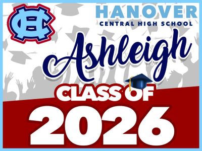 Hanover Central High School GRAD YARD SIGN
