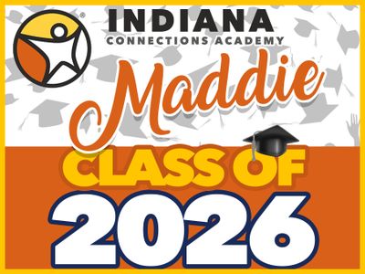 Indiana Connections GRAD YARD SIGN