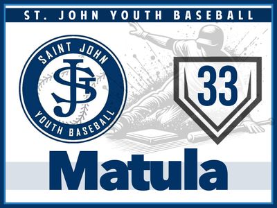 St. John Youth Baseball Yard Sign