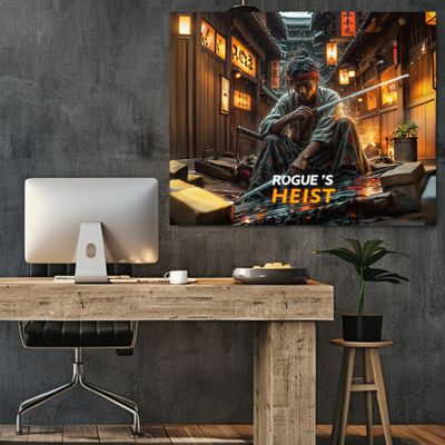 Samurai Horizontal Metal Print