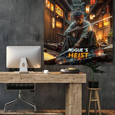 Samurai Horizontal Metal Print