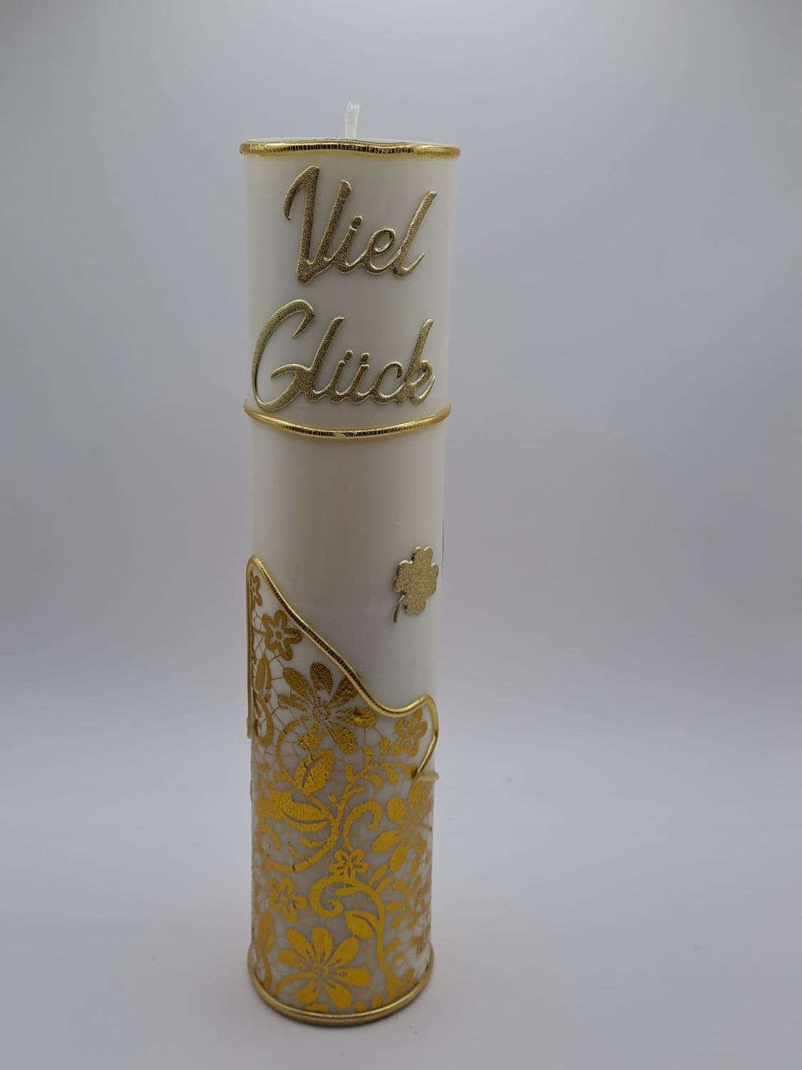 runde, schmale Hochzeitskerze