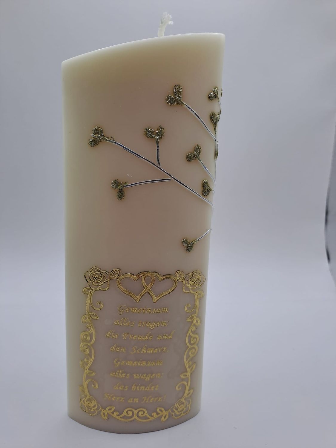 Hochzeitskerze Halbmond