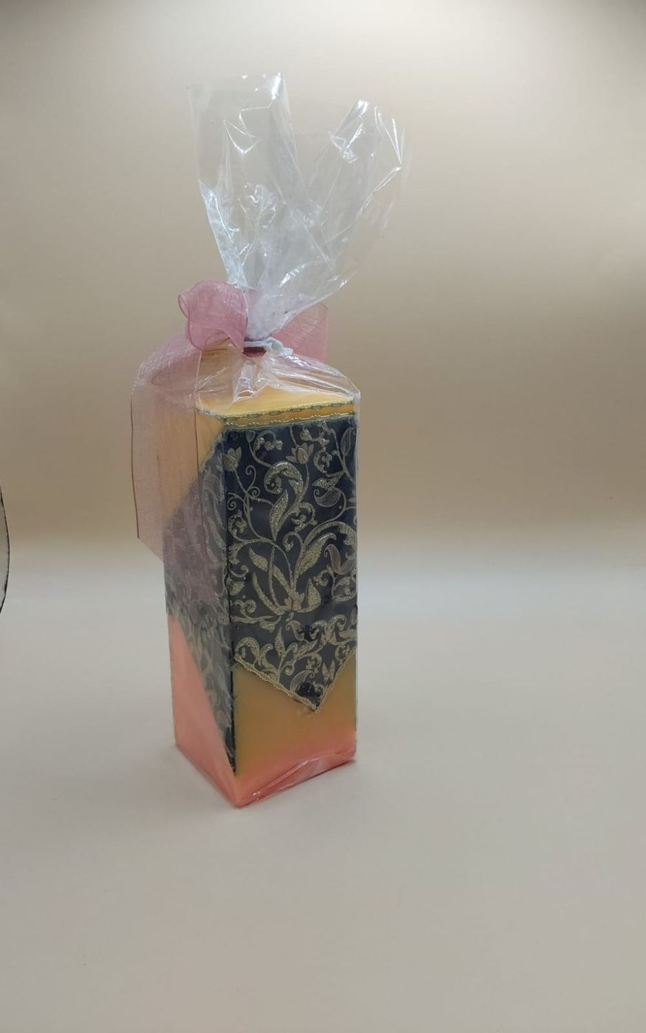 Stumpenkerze in Quadratform