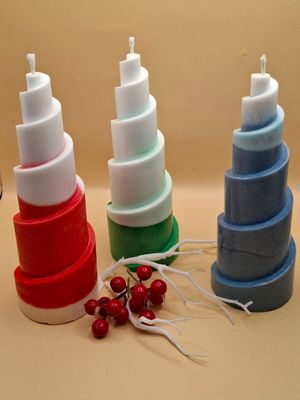WW weihnachtliche Spiralkerze