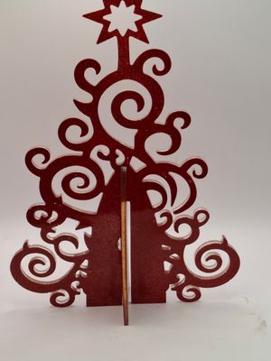 Kleiner Weihnachtsbaum aus Epoxidharz – Funkelnder Blickfang für die Festtage