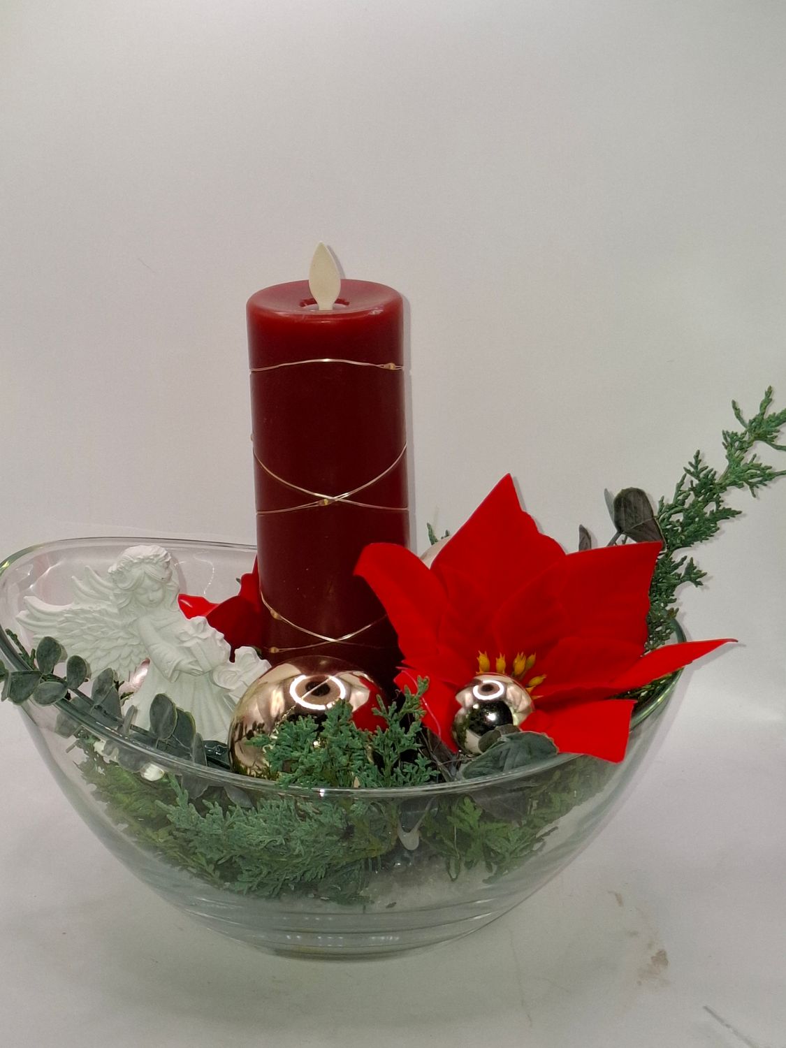 WEG /  Weihnachtliches Gesteck