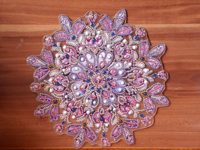 ✨Mandala in Diamond‑Painting‑Optik