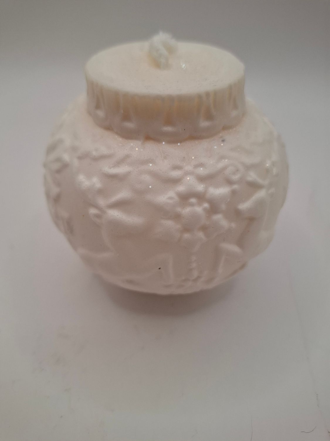 WK Weihnachtskugel mit Renntiermotiv