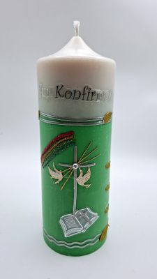 Stumpenkerze zur Konfirmation