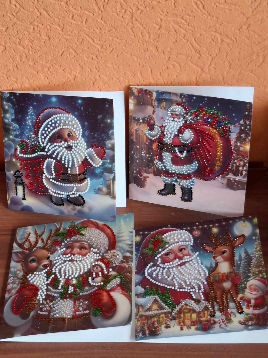 ✨ Weihnachtskarten mit Diamond Painting