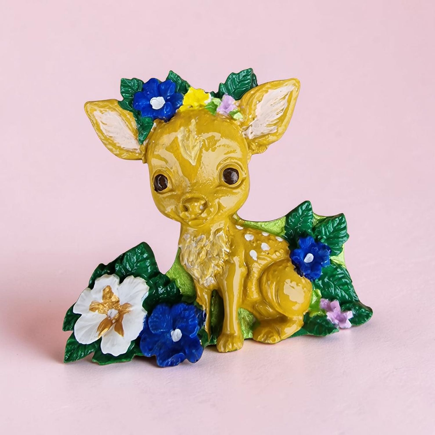 🦌 Reh-Kids aus Gips – liebevolle Dekofigur mit oder ohne Magnet