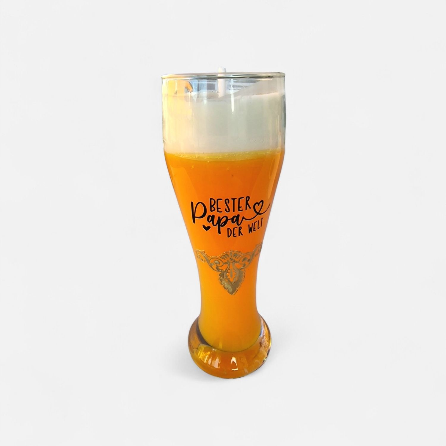 ​​Realistische Kerze in Bieroptik im großen Bierglas – die originelle Geschenkidee für besondere Anlässe