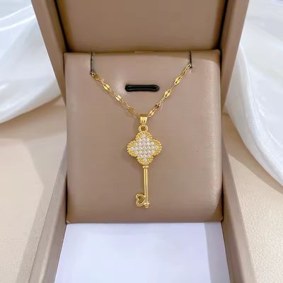 Key Lock Necklace