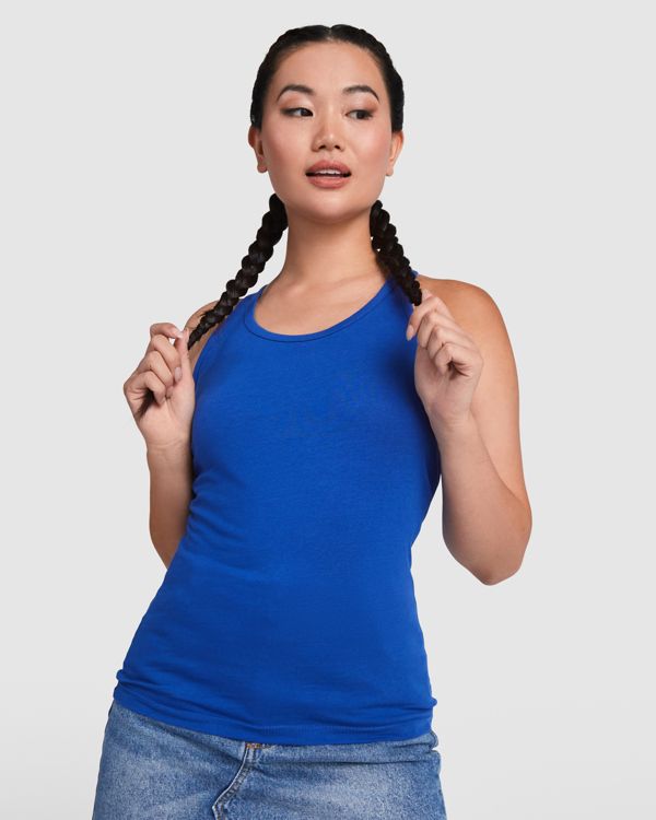 CAMISETA MUJER DE TIRAS (AJUSTADA)