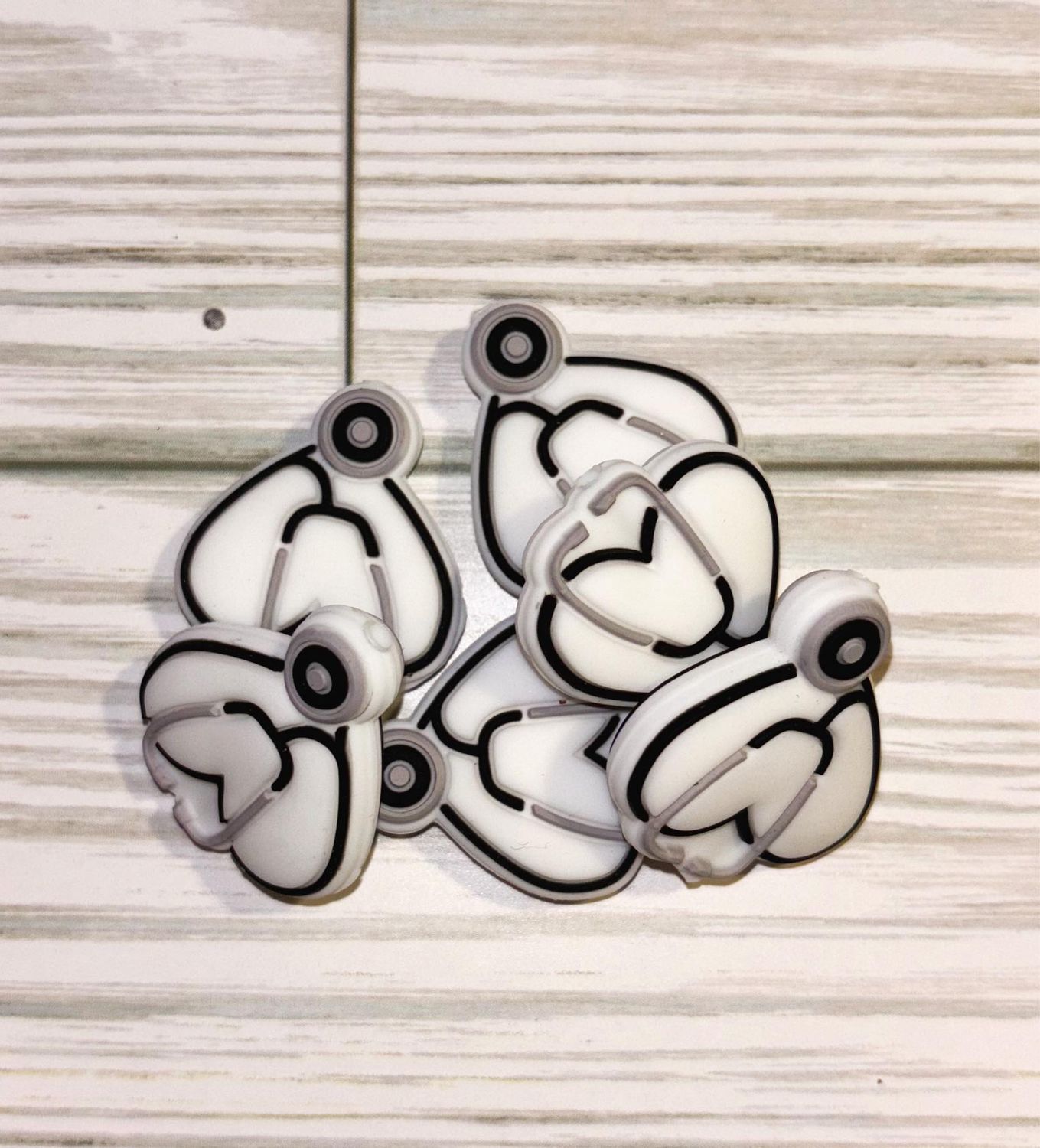 Heart Stethoscope Focal Bead