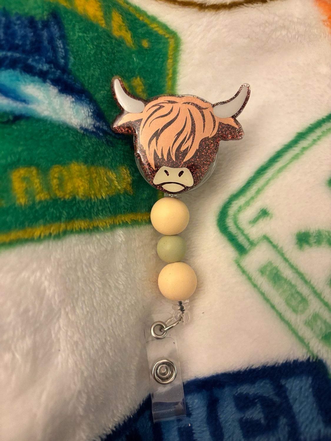 Highland Cow Badge Reel