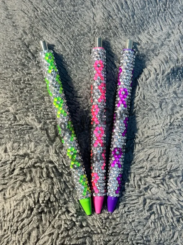 Custom Rhinestoned Pen
