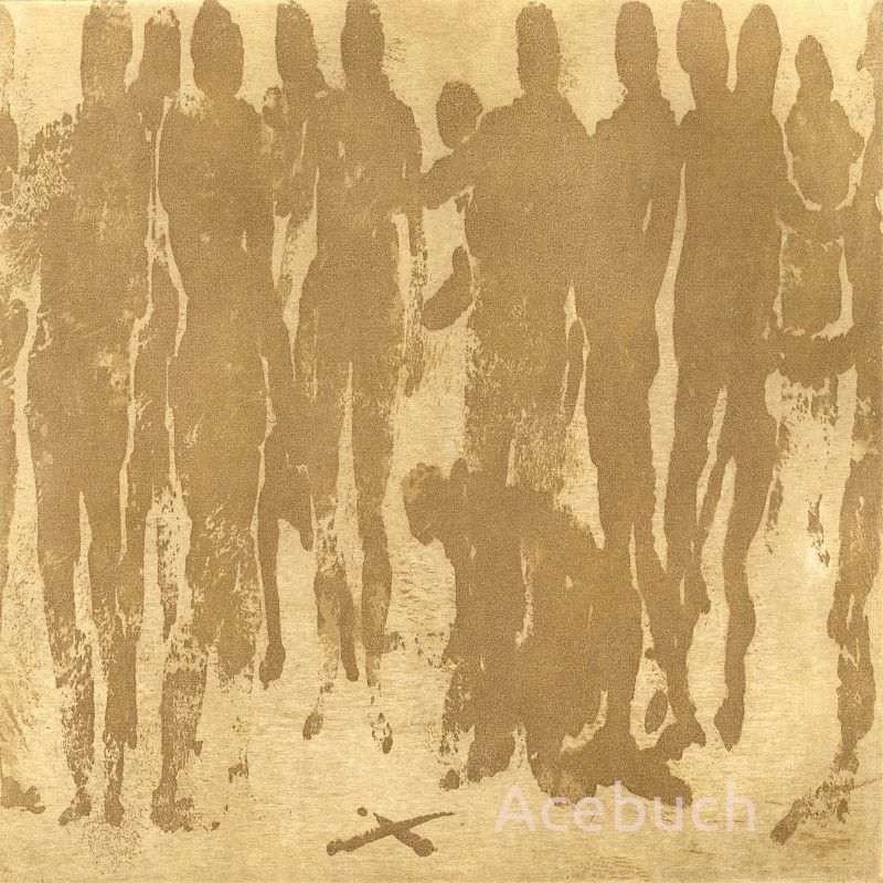 Conversations inexistantes 2 (Qui ?) (100x100cm)