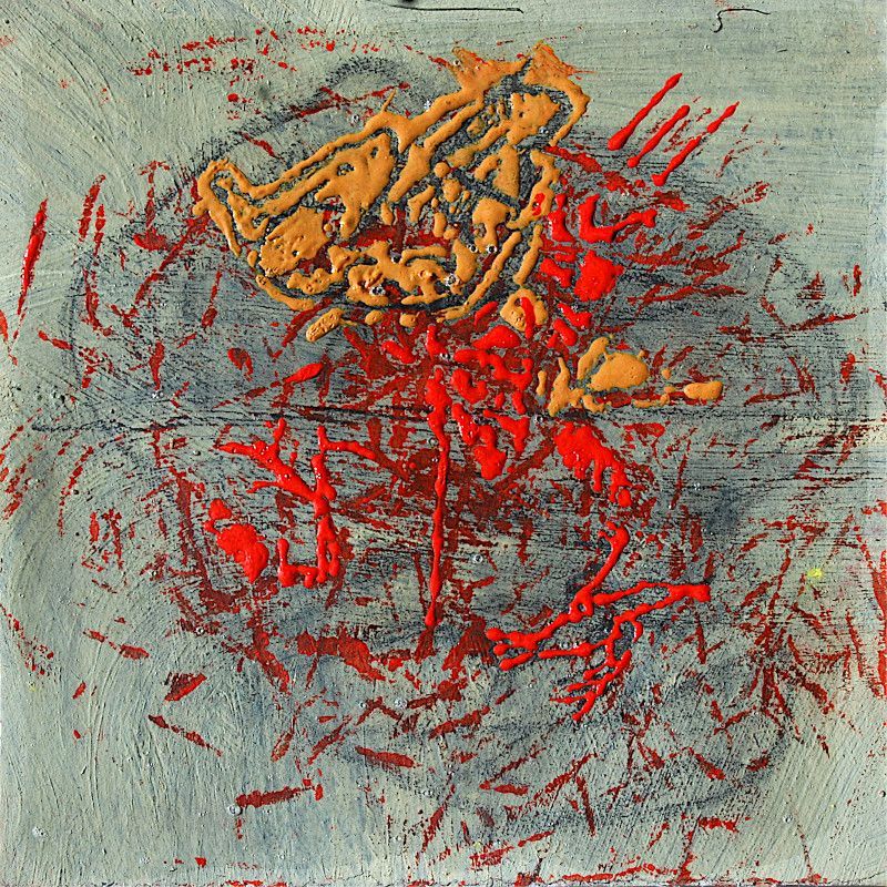 Cosmogonía inexistente 4 (100x100cm).