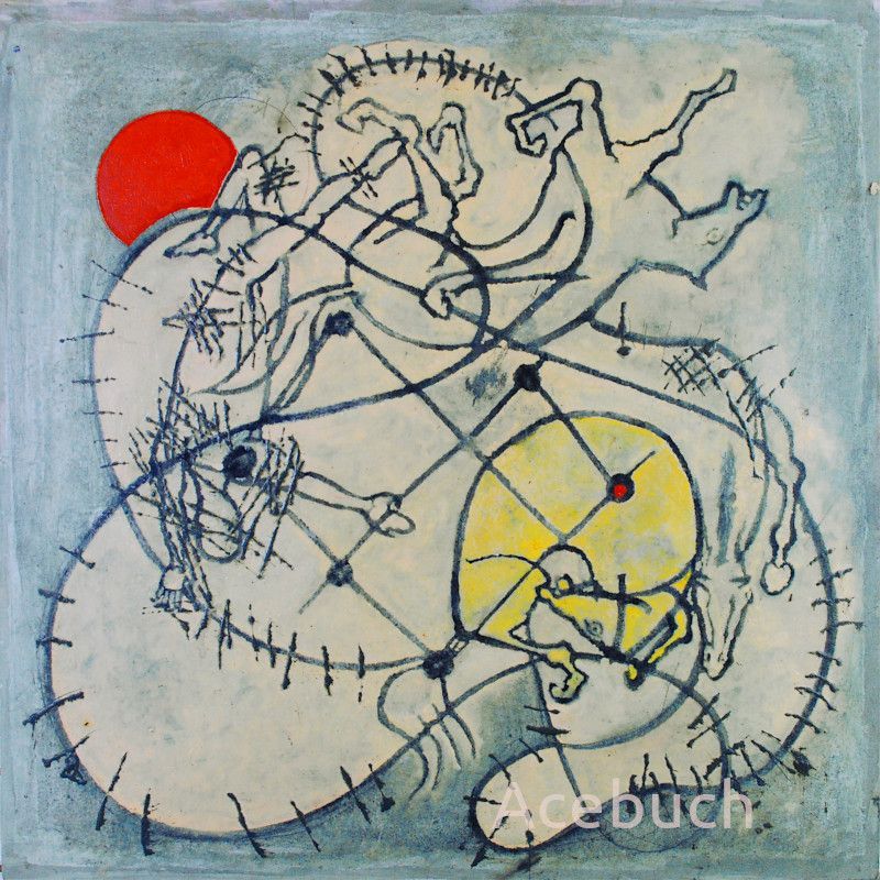 La caida de Faetón (60x60cm). La caida de Faetón (60x60cm).