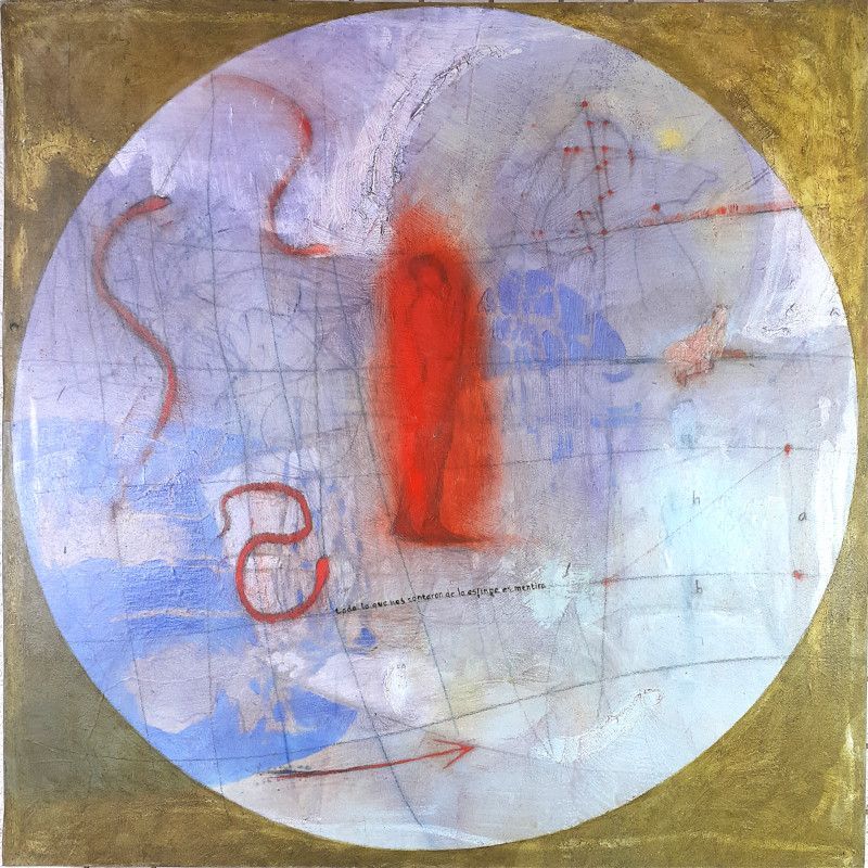 Cosmogonía inexistente 6 (100x100cm).