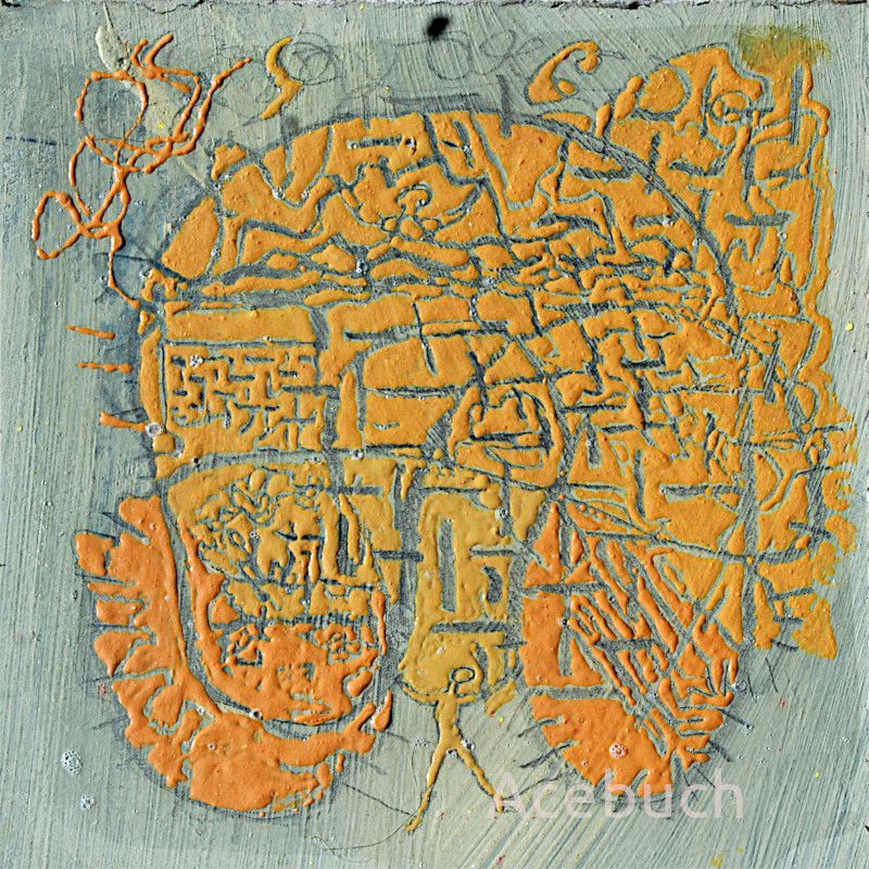 Laberinto 3  (40x40cm).