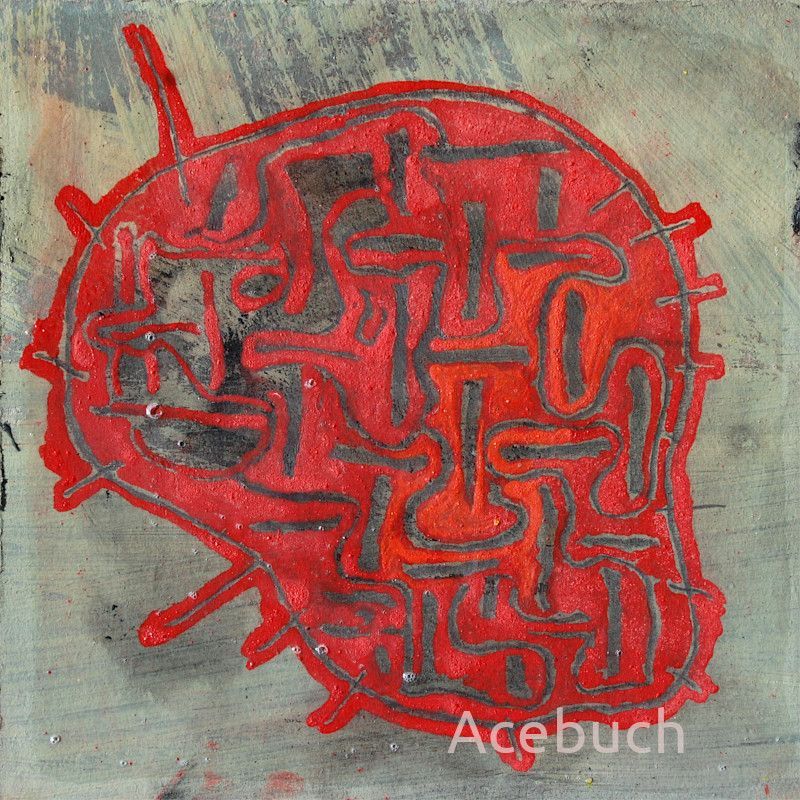 Laberinto 1 (60x60cm.